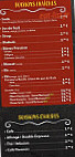 Saint Rome Plage menu