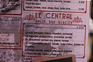 Snack Le Central menu