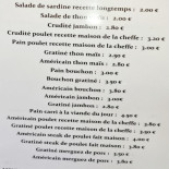 Chez Galyass menu
