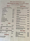 Mad Jack's Mountain Barbecue menu