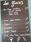 La Paillote menu