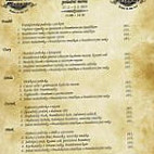 Pivovarský šenk Šeříková menu