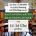 Brauereischenke Kastaniengarten inside