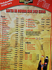 Kurun Pizzeria menu