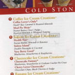 Cold Stone Creamery Piatti
