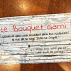 Le Bouquet Garni menu