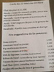 Au Contes Est Bon menu