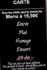 La Terrasse menu