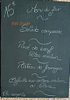 Chez Grand Mere menu