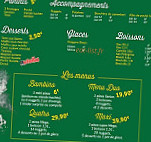 Pizza Chez Vous menu