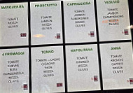 Pizze Pasta menu