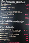 Lounge Burger menu