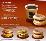 Mcdonald's menu