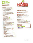 Nori's Village Market, Inc. menu