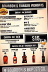 Bourbon Burger Co. menu