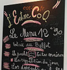 L'entrecoq menu