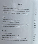 La Prevote menu