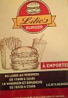 Lilie's Burger menu