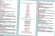 Bubbly's menu
