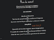 Restaurant Le Retinton menu