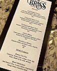 The Brass menu