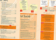 L'amazone menu