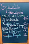 Café Français menu