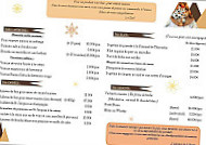 Auberge de la Brune menu