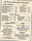 Nicola's Italian And Catering menu