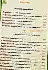 La Fournaise menu