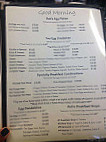 Bobs Diner Incorporated menu