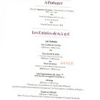 L'atelier menu