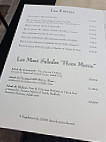 Chez Léon menu