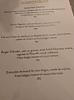 Le 1190 menu