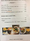 Aux Trois Oies menu