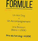 La Fabrique Du Hot Dog menu