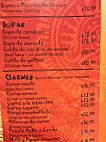 Tacos Picantes menu