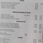 Casa Acoreana menu