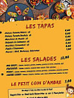 Chez Paco menu