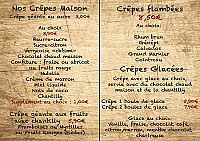 Le Blue Ice menu