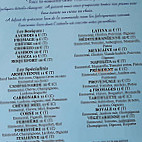 Pizza Napolita menu