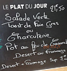 Auberge De La Croix De St Sabin menu