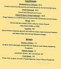 Eden By The Falls menu