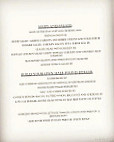 White Sulphur Springs Inn menu