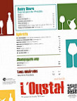 L'Oustal menu