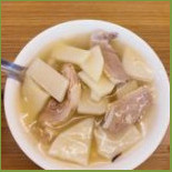 ā Juān Kā Lī Fàn Yā Ròu Gēng Cibo