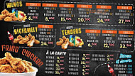 Mixte Fast Food menu