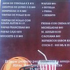 El Bicho menu