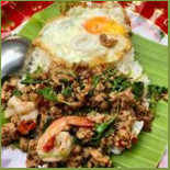 นอกกรอบ กะเพราถาด แม่เหียะ Cibo