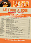 Le Four à Bois menu